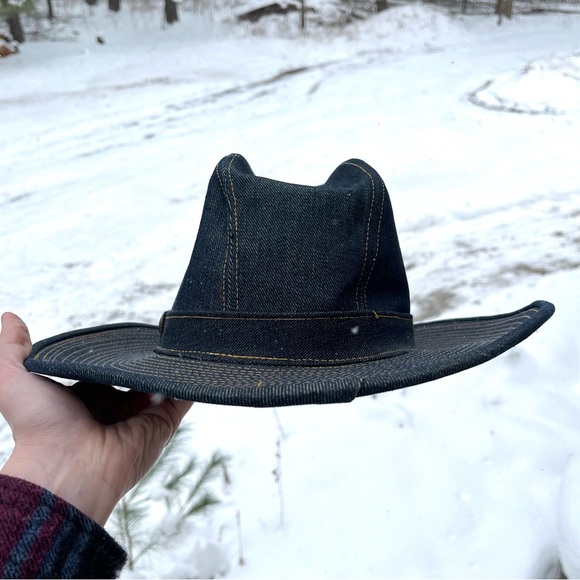 70s Levi’s Denim Cowboy Hat - Picture 6 of 14